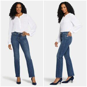 💕NYDJ💕 Marilyn Straight Leg Jeans ~ Marcel Blue 12 NWT